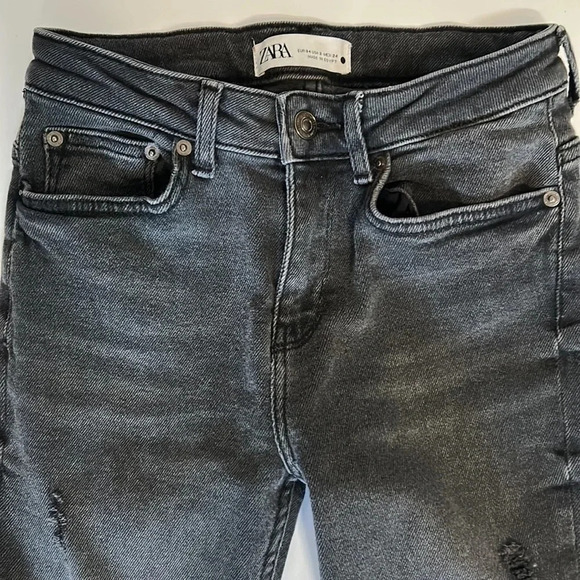 Zara black high-rise jeans size 2 - Picture 3 of 8